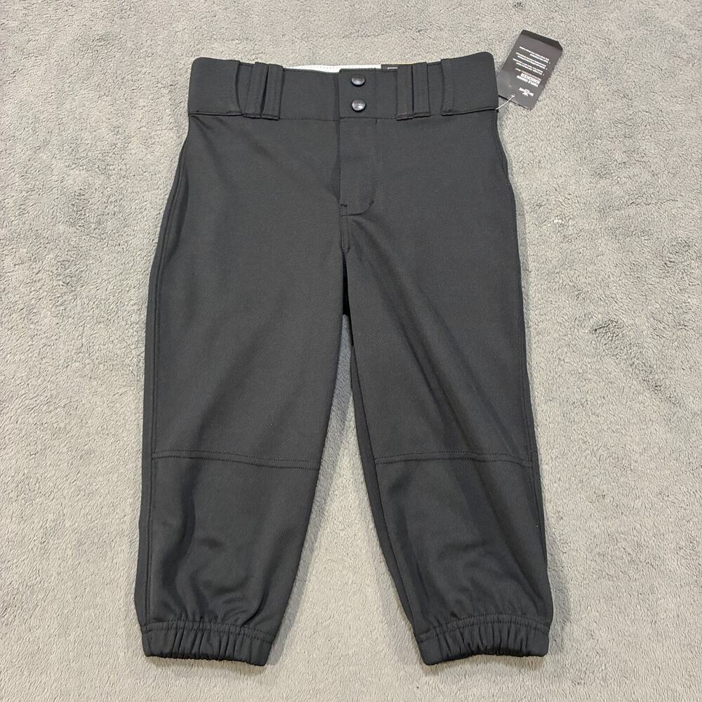 New Champro Baseball Softball Training Black Athletic Bottom Pants Youth Size M
